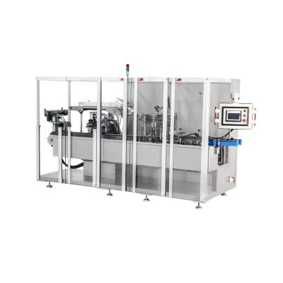 China QCZ-120W food carton box packing machine automatic cartooning machine for sale