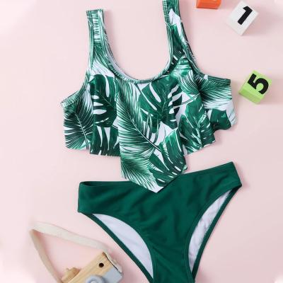 China Wholesale Custom Cute Two Piece Swimsuit Breathable Set Swimwear Kids Girls Swimsuits For Kids for sale