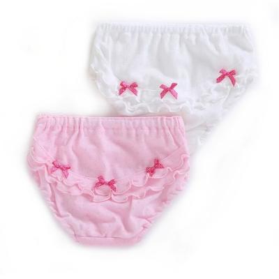 China 0-4 Years Old Cotton Baby Girl Briefs Cotton Baby Briefs Girl Bread Pants Baby Panties for sale