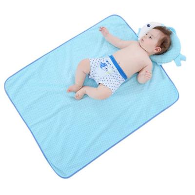 China Cute Washable Baby Urine Mat Changing Pad Urinal Bed Pad With Pillow for sale