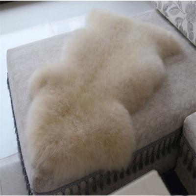 China Modern SHEEP SKIN COVER NATURAL SHAPE CANDY COLOR SHEEP SKIN chair cover for sale