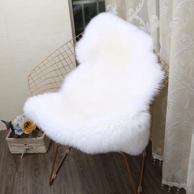 China Natural Decorative Sheepskin Fur Covers 100% Sheepskin Office Chair Cover for sale