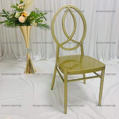 China wholesale modern metal chair in green color luxury event chair for wedding event for sale