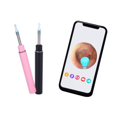 China Shell Ear Cleaning Otoscope Integrated Ear Wax Remover Electric Endoscope Plastic+Aluminum Alloy Selection Tool Wireless Safe Camera for sale