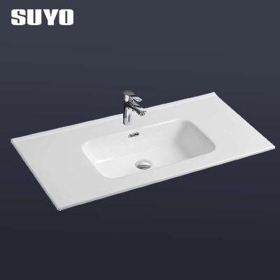 China Chaozhou Modern Factory Multi-sizes Edge Washroom Cabinet Ceramic Slim Bevel Hand Sink for sale