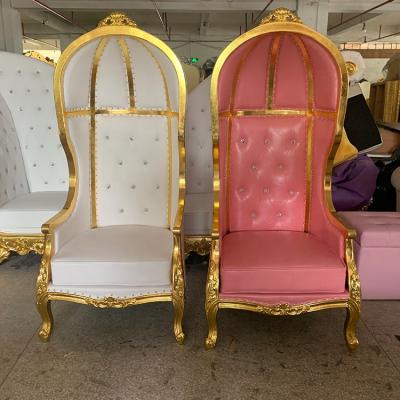 China High Throne Chair Foshan Factory Back Throne Wedding Sofa Chair For Hotel /Living Room for sale