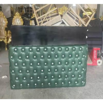 China Factory Adjustable Hot Selling Foshan (Height) Modern Green Living Room Counter Reception With Logo for sale