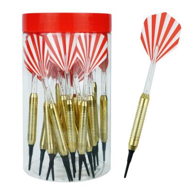 China 15packs High Quality Brass Brass Dart Sets With Soft Tip for sale