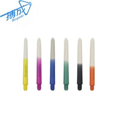 China Indoor Factory Price Nylon / Plastic Game Dart Shaft With Two Tone for sale