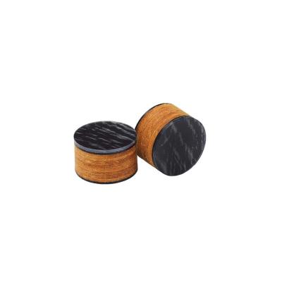 China Pigskin& Acrylic New Arrival Replica Leather Tips With Acrylic Protection for sale