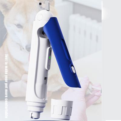 China 3 Viable in 1 Dog Nail Clippers and Grinder with LED Light Dog Nail Trimmers with Thick Nail Collector Paw Grooming Grinding Pet for sale