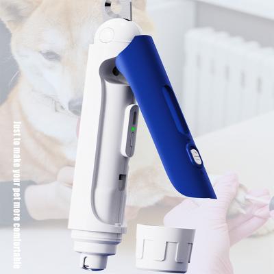 China Viable Dog Nail Grinder with Trimmers Rechargeable Dog Nail Clipper Kit for Small Large Dogs and Cats Nail and Claw Grooming for sale