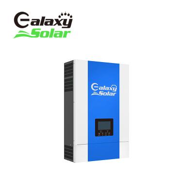 China 48v 5kw hybrid solar inverter for home system with lithium battery and lead acid battery function at the same time 504*330*135mm for sale