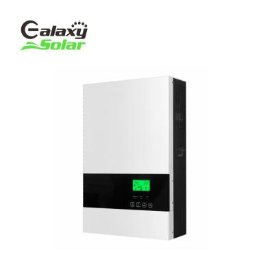 China Solar Inverter 24V/48V 3.5/5.5KW Pure Off-Grid Hybrid Solar Power Sine Wave Galaxy Solar Inverters with MPPT Charge Controller 504*330*135mm for sale