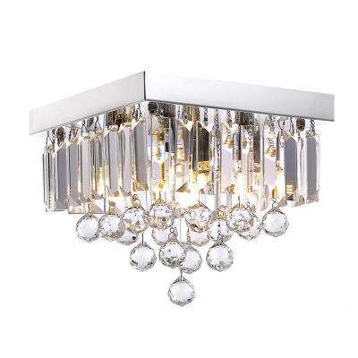 China Modern style mini crystal aisle light ceiling lamp with cheap price Home Crystal Chandelier for sale