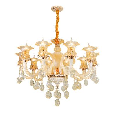 China Living room/villa/hotel/cafe/restaurant crystal chandelier European design for dining room or living room decoration for sale