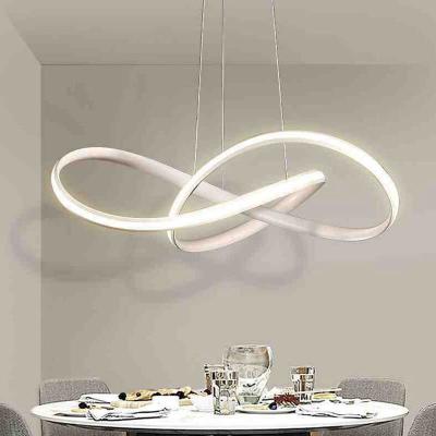 China Irregular Shape Design Indoor Winding Pendant Light for Bedroom or Dining Room Decoration for sale