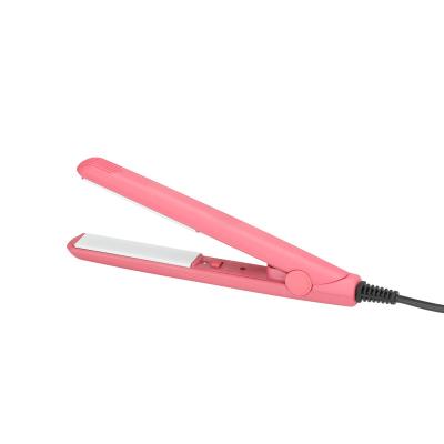 China Hotel Gift Wholesale Portable Mini Electronic Ceramic Women Hair Straightener for sale