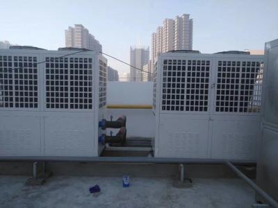 China Galvanized Steel Sheet High Temperature Heat Pump 80 Degree Air To Water Heat Pump for sale