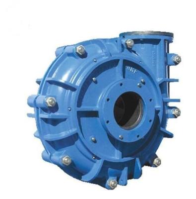 China Blue High Pressure Heavy Duty Slurry Pump / Industrial Sludge Pump With Cover for sale