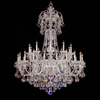 China 2022 New French Classic Maria Theresa Glass Chandelier Crystal Ring Chandelier for sale