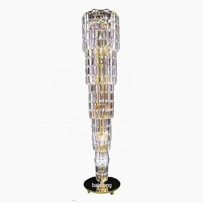 China vloerlamp modern crystal floor lamp k9 decoration floor lamp standing bracket lighting classic luxurious luxury for living room home bedroom for sale