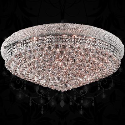 China Surface mounted 90cm wide crystal ceiling light luster taklampa de taklampe DA soffitto lampara de techo de lampada 90cm ceiling chandelier for sale