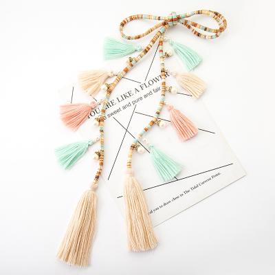 China New Arrival Sustainable Pearl Fringe Waist Rope For Clothing Accessories for sale