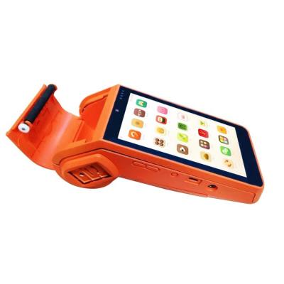 China Mini Android 3g touch screen wifi pos terminal with printer H1050A for sale