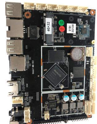 China G6667 RK3566 Android 11 indoor digital signage lvds mainboard lcd display AD development motherboard G6667 for sale