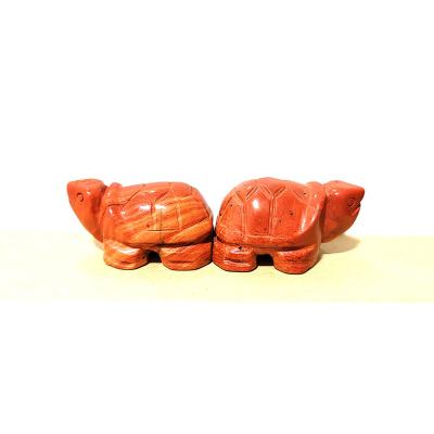 China China Hot Selling Jasper Stone Processing Red Jasper Rough Gemstone Carved Animals For Decoration for sale