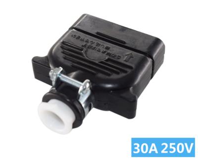 China 220V/250V 30A Electrical Charging Plug 37010-10870 Of Machinery Repair Shop Forklift Parts Battery Connectors for sale