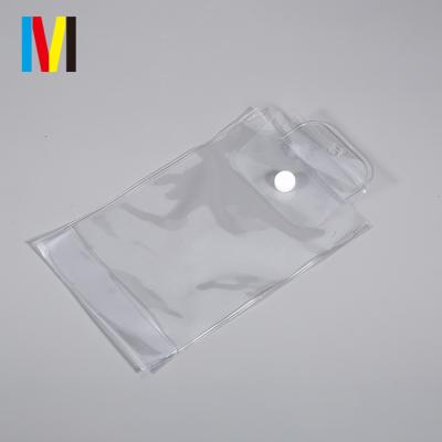 China Durable Hot Popular OEM Custom Size Zipper Clear PVC Cosmetic Bag for sale