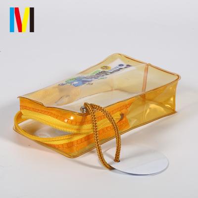 China Custom Durable Custom Logo Transparent Zipper Makeup Cosmetic Bag For Travel for sale