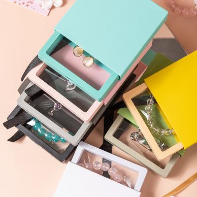 China jewelry & Watch & Colorful 3D Eyewear Packaging Boxes With Drawer For Jewelry View Memmbrane PE Film Display Gift Plastic Floating Jewelry Box for sale