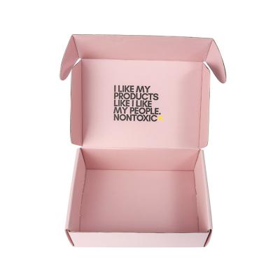 China Customized Double Sided Printed Corrugated Corrugated Cosmetic Box Recyclable Color Aircraft Paper Box Square Gift Box Packaging Customized for sale