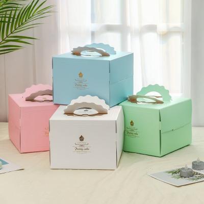 China Recyclable Portable Birthday Cake Box 4 6 8 10 12