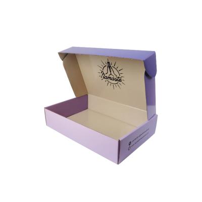 China Recycled Materials Customized Double Sided Paper Clothing Packaging Box Folding Cardboard Square Paper Aircraft Box Cu for sale