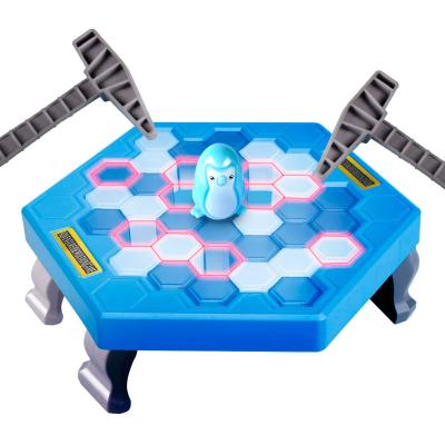 China Family Party Funny Board Game Game Saving Desk Penguin On Ice Promotional Toys Penguin Trap Game 17.2*15*6.8 for sale