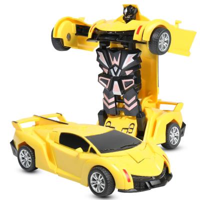 China New Arrival Collision Deformation Car Transformation Robots ABS Plastic Robot Children Kids Toy Deformation Car for sale