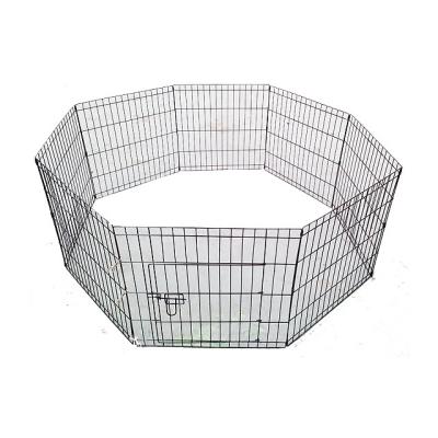 China DIY Indoor Viable Combination Folding Free Metal Dog Playpen Iron Net Fence For Rabbit Pet Play for sale