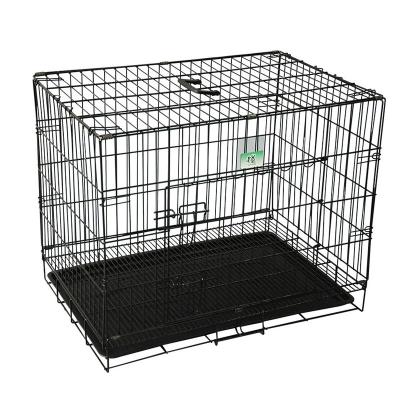 China Breathable Hot Sales In The UK Market Individual Pack Dog Cages With PP Tray And Metal Grille for sale