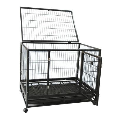 China Durable High Quality Folding Dog Crate Dog Kennel Pet Cage Durable for sale