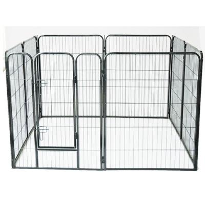 China 8 10 Panel Metal Pet Running Fence Fence Kennel Exercise Dog Viable Heavy Duty Foldable Portable Playpen Large For Cat Rabbit Puppy for sale