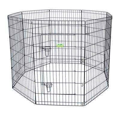 China Factory Sustainable Supply Foldable Metal Wire Dog Playpen For Pet Exercise for sale