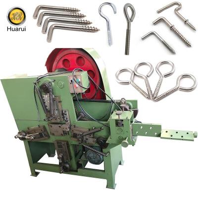 China Building material shops hot sale machine for the production of eye screw, hook screw, L screw making machine equipment for sale