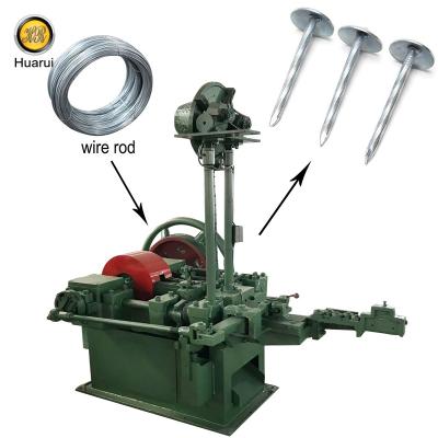 China Factory Corrugated Head Umbrella Roofing Nail Making Machine Automatic Roofing Nail-cap Making Machine Making Machine Roof-nail for sale