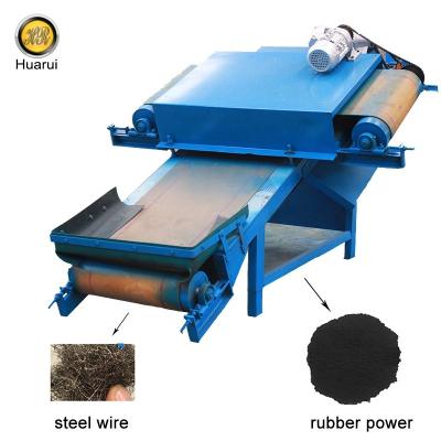 China Factory Price Cheapest Rubber Power Magnetic Separator Machine For Separating Steel From Rubber Granule From Rubber Powder for sale