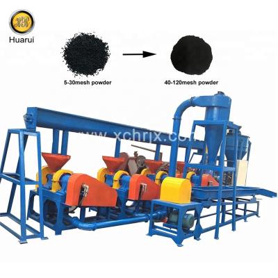 China Factory Rubber Powder Grinder For Waste Tire Recycling Production Line 40-120 Mesh Rubber Powder Making Machine for sale