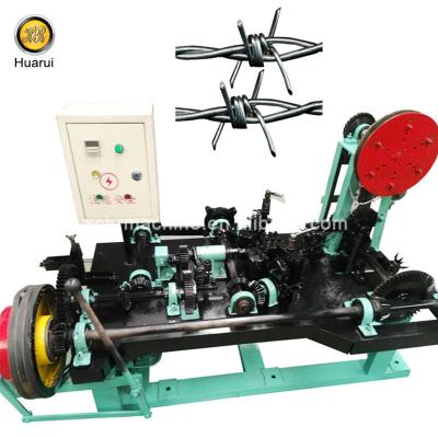 China Construction worksÂ   Cheapest Price Mesh / Fence Barbed Wire Making Machine , Automatic High Speed ​​Double Reverse Twisted Barbed Wire Making Machine for sale